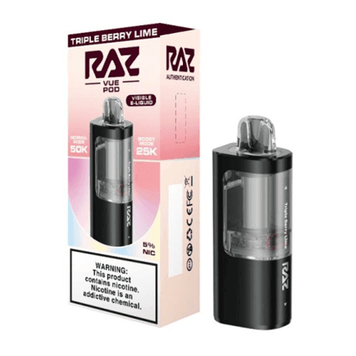 RAZ VUE 50K Disposable Pods — Triple Berry Lime