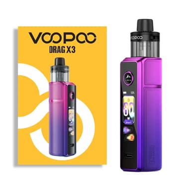 VOOPOO Drag X3 80W Pod Mod Kit — Aurora Purple