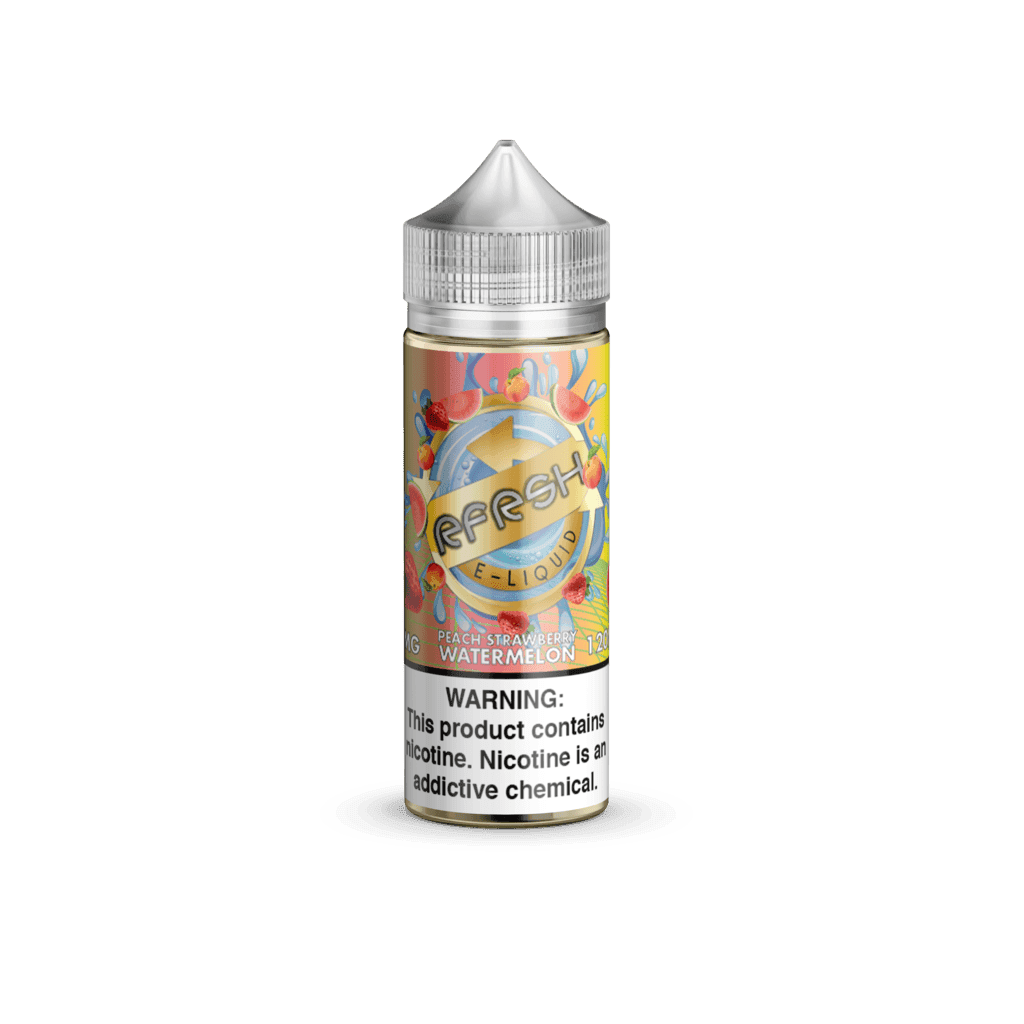 North Shore Vapor - 120mL — RFRSH Peach Strawberry Watermelon — 0mg