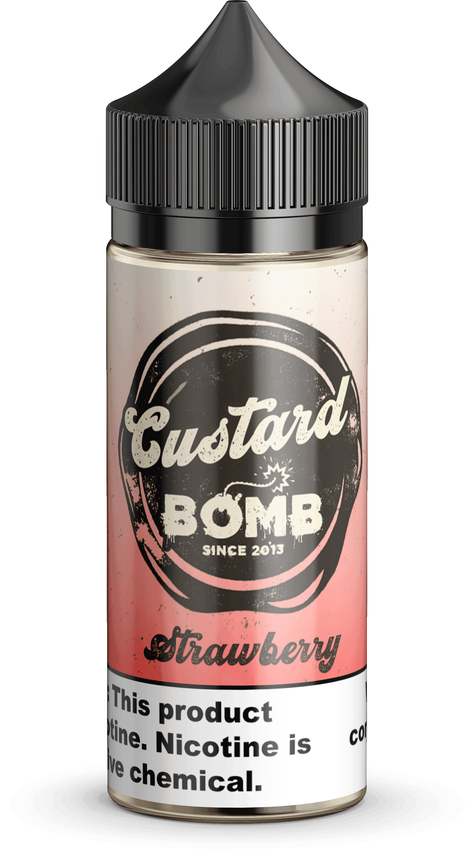 Custard Bomb - 100mL — Strawberry — 0mg