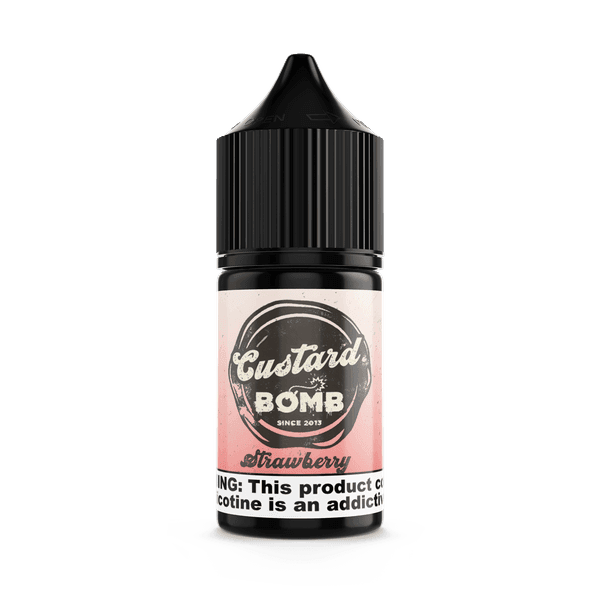 Custard Bomb Salt - 30mL — Strawberry — 0mg
