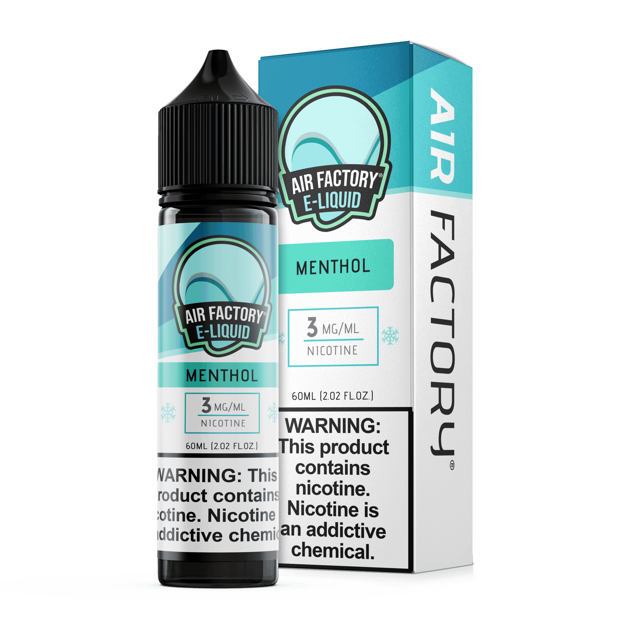 Air Factory E-Liquids - 60mL — Menthol — 3mg