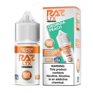 Pod Juice x Raz E-Liquid Salt - 30mL — Georgia Peach