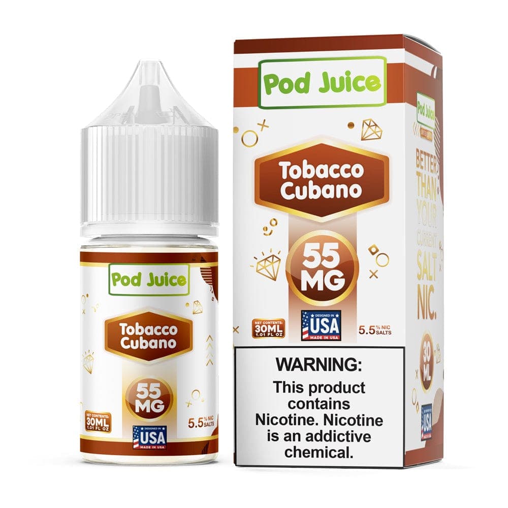 Pod Juice Salt - 30mL — Tobacco Cubano — 35mg