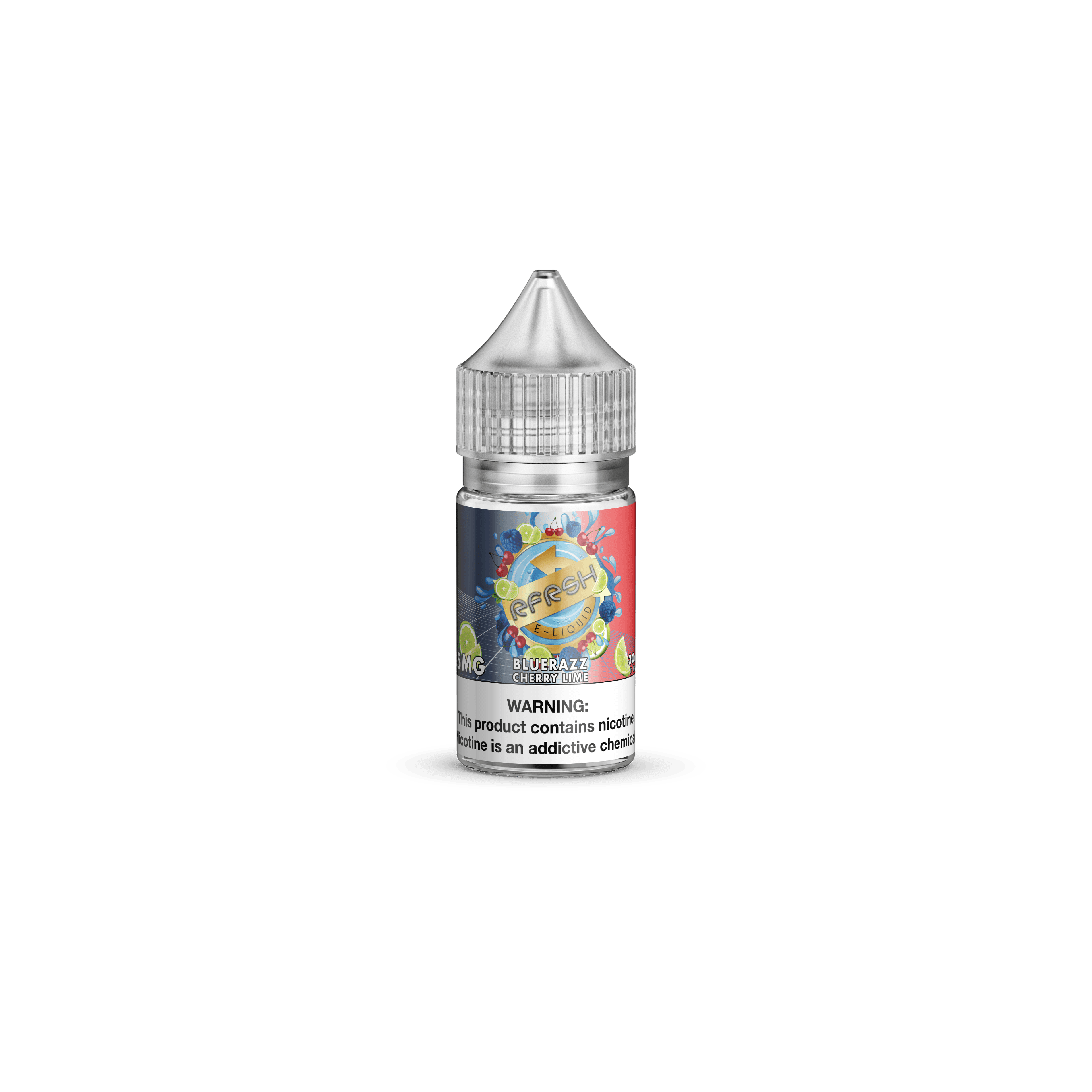 North Shore Vapor Salt - 30mL — RFRSH Blue Razz Cherry Lime — 35mg