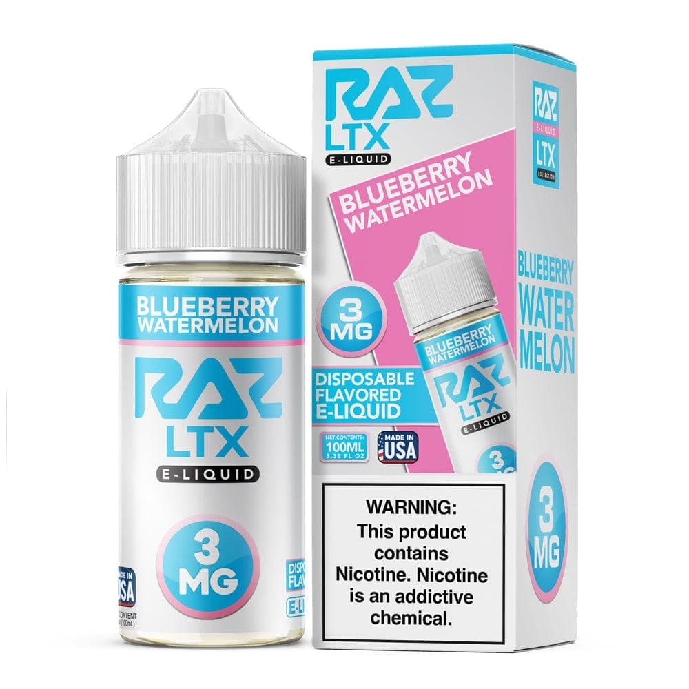 Pod Juice x Raz E-Liquid - 100mL — Blueberry Watermelon — 3mg