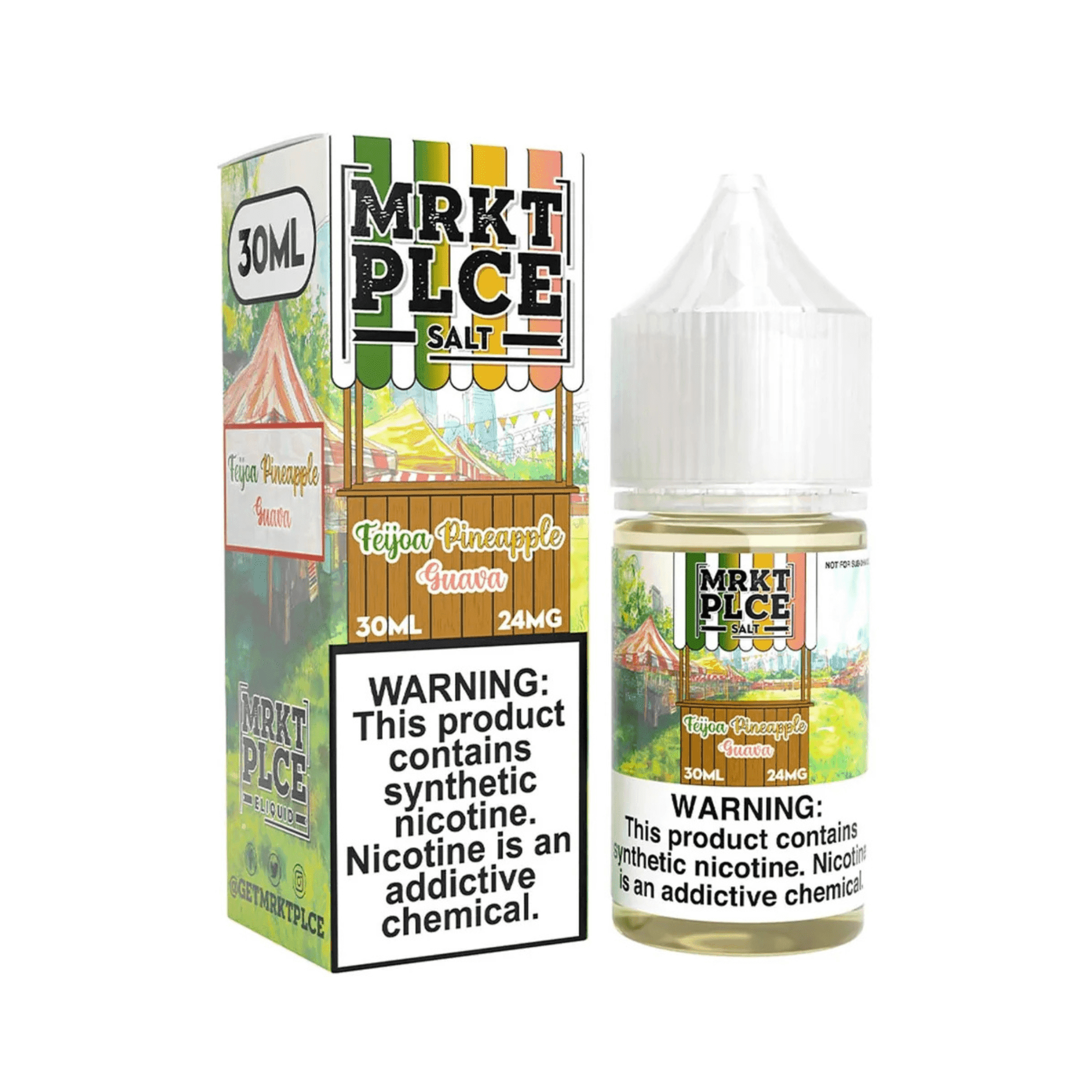 MRKT PLCE Salt - 30mL — Feijoa Pineapple Guava — 24mg