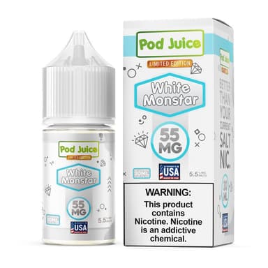 Pod Juice Salt - 30mL — White Monstar