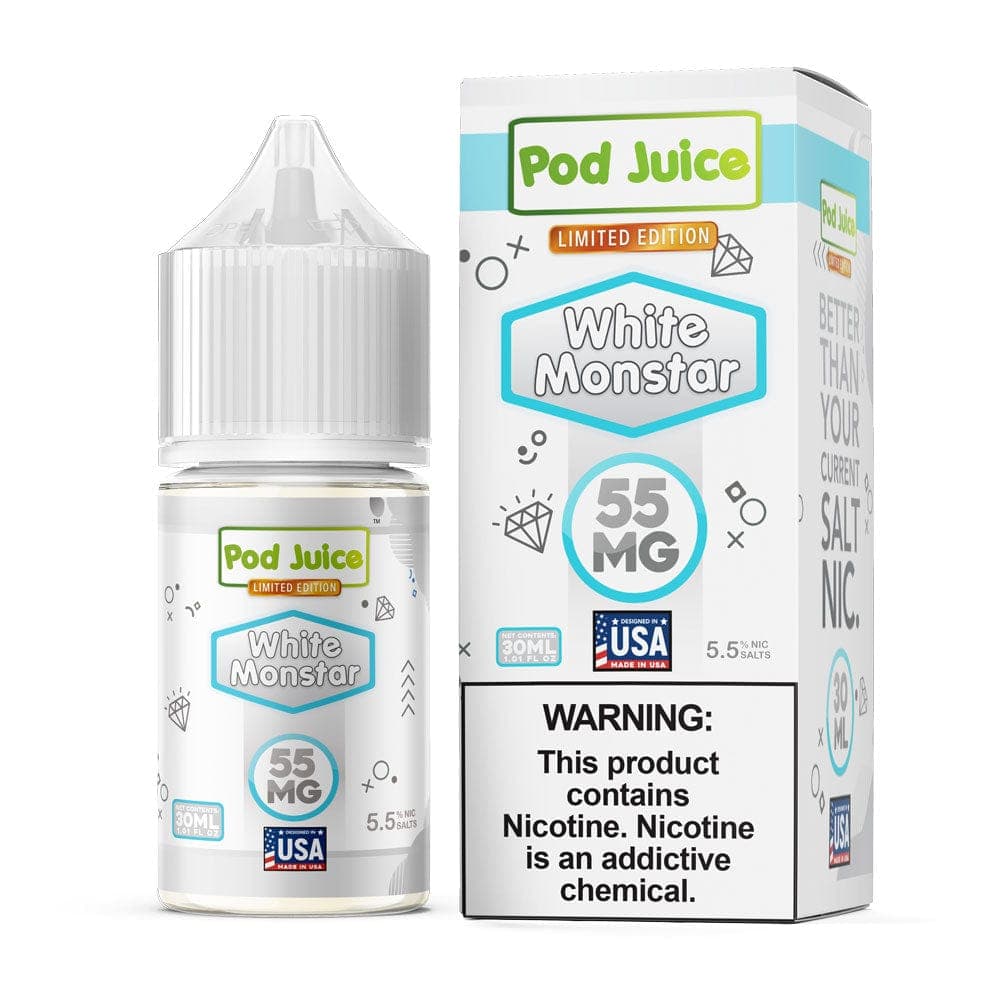 Pod Juice Salt - 30mL — White Monstar — 35mg
