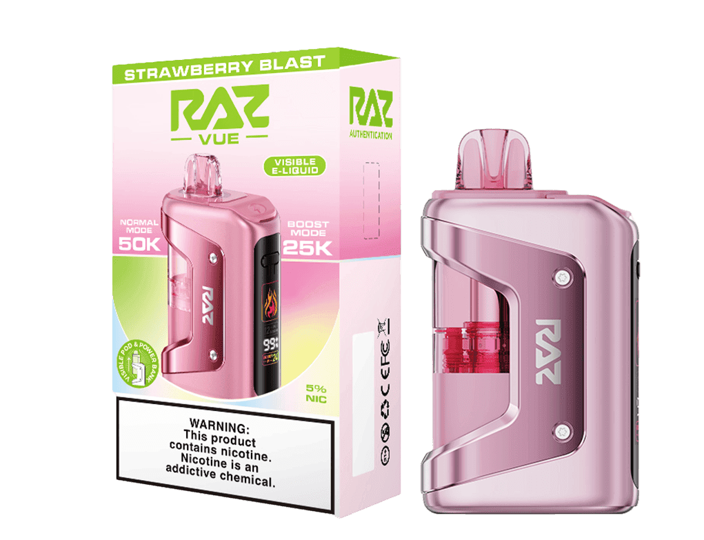 RAZ VUE 50K Disposable Kit — Strawberry Blast