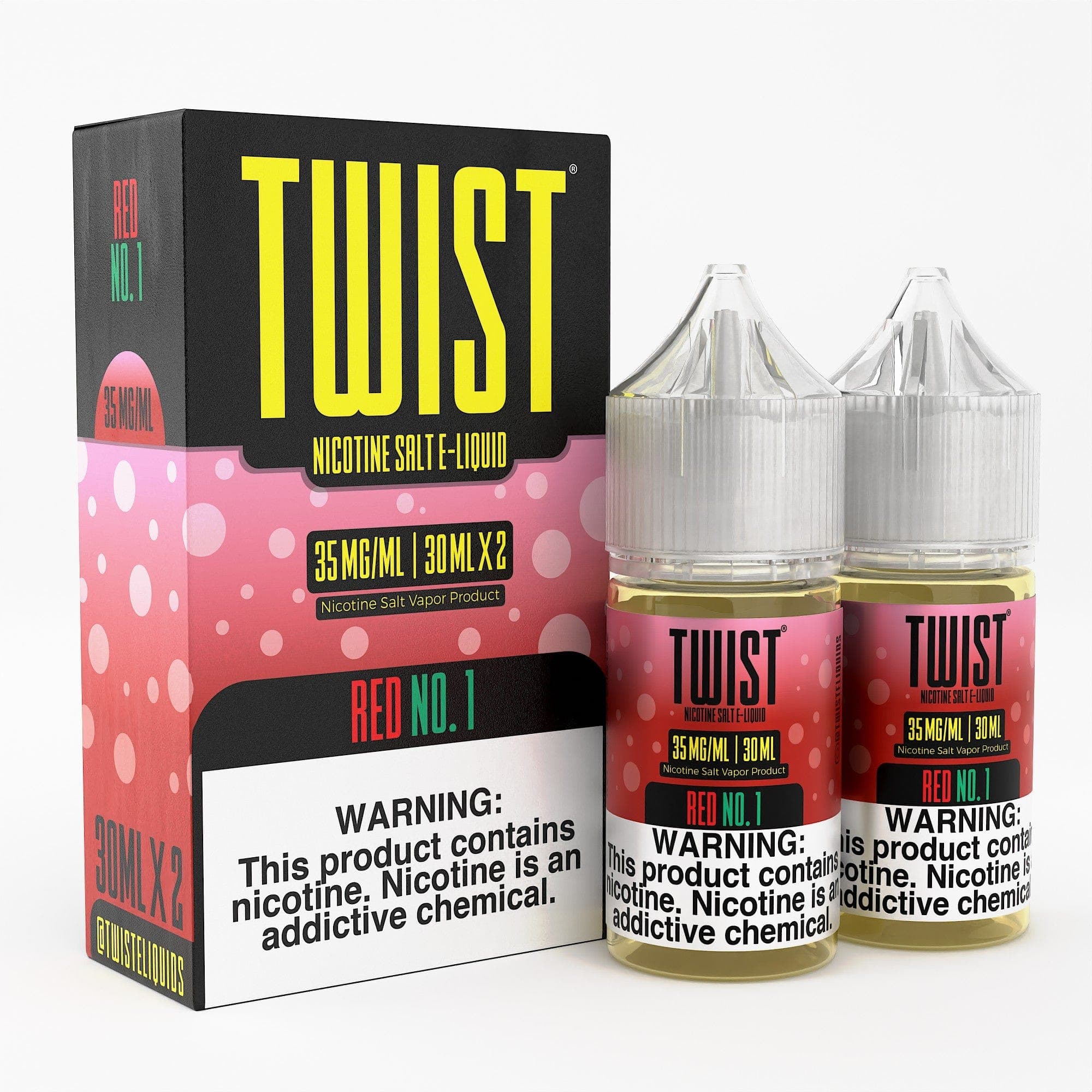 Twist E-Liquids Salt - 60ml (30ml 2-Pack) — Red No. 1 — 35mg