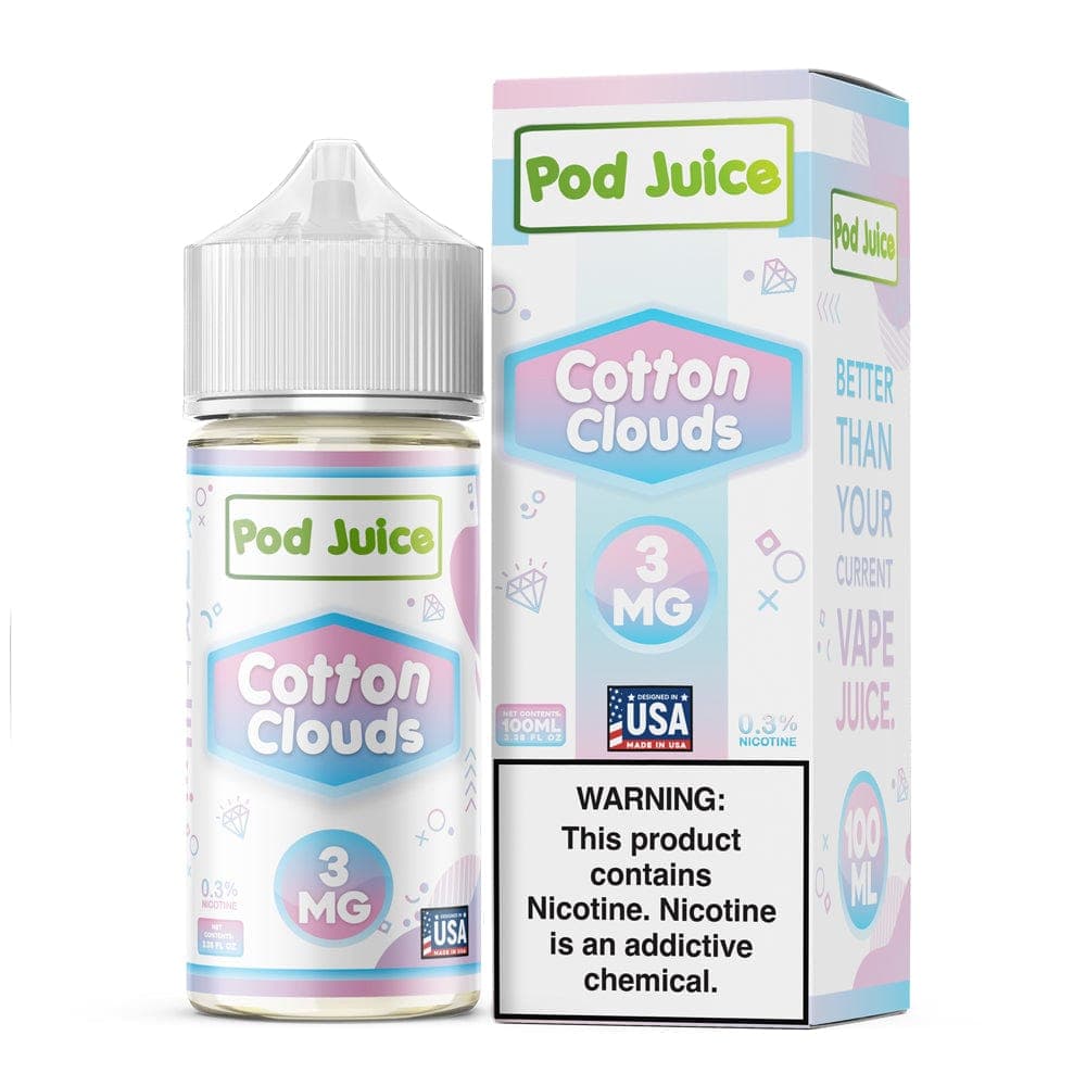 Pod Juice - 100mL — Cotton Clouds — 0mg