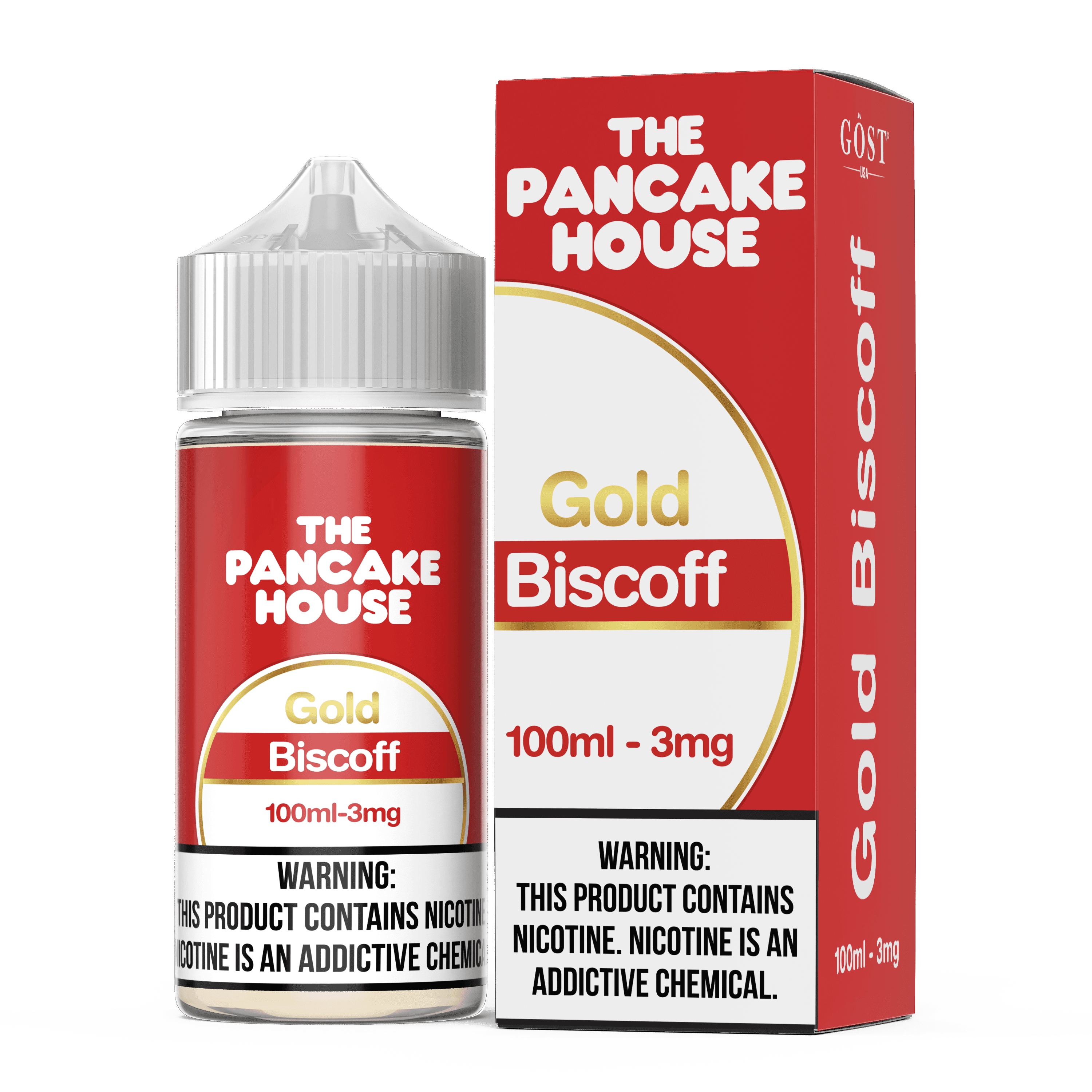 The Pancake House - 100mL — Gold Biscoff — 3mg