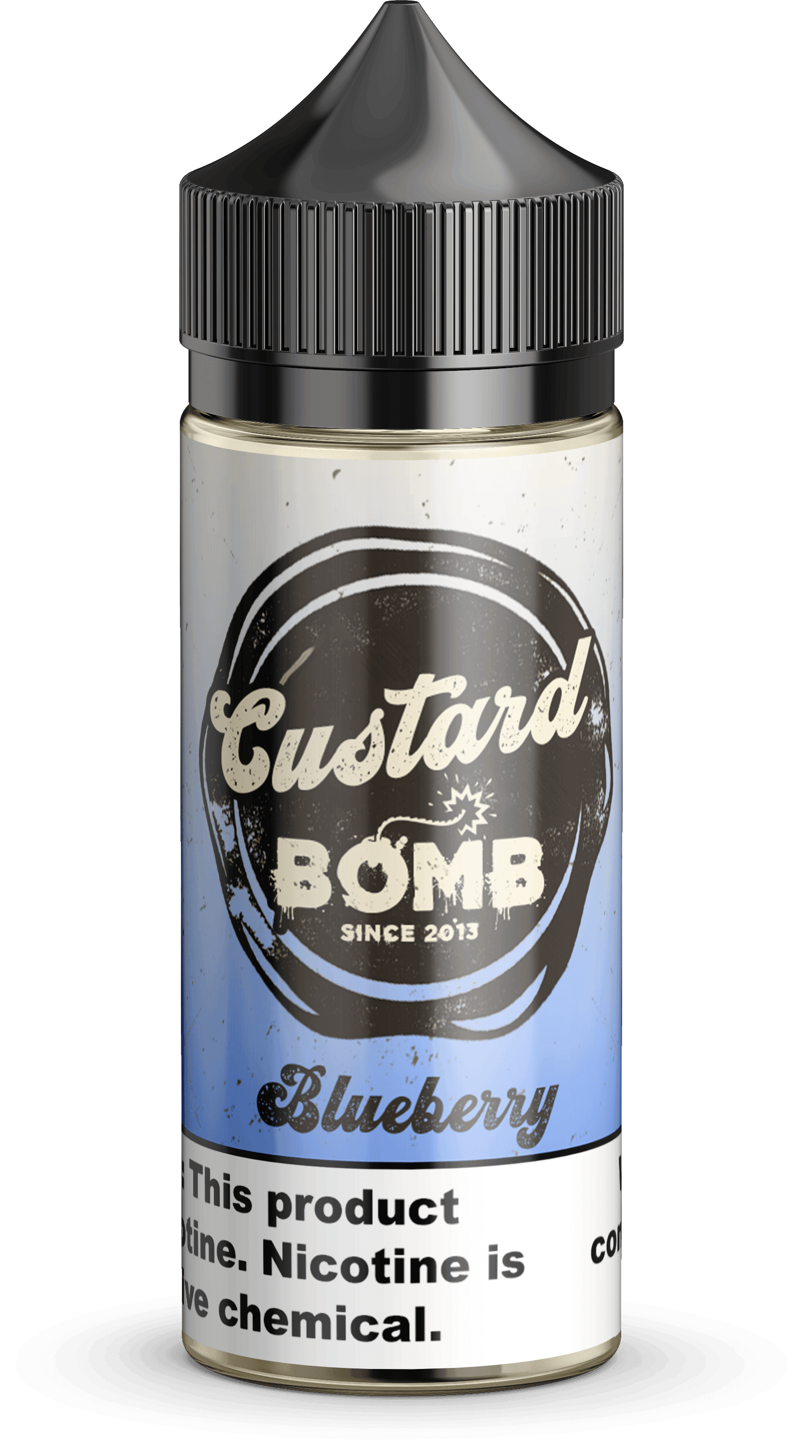 Custard Bomb - 100mL — Blueberry — 0mg