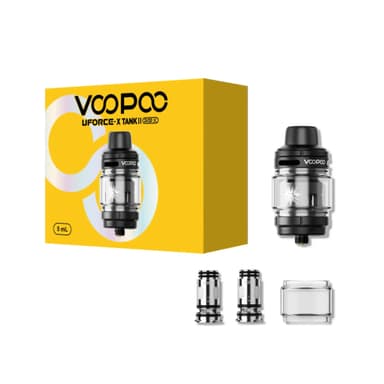 VOOPOO UFORCE-X II Sub-Ohm Tank (5mL) — Black