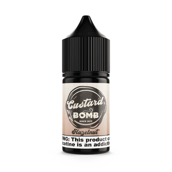 Custard Bomb Salt - 30mL — Hazelnut — 0mg