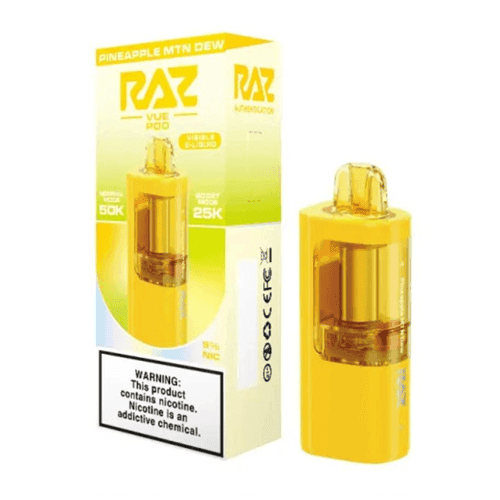 RAZ VUE 50K Disposable Pods — Pineapple MTN Dew