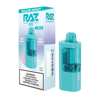 RAZ VUE 50K Disposable Pods — Miami Mint