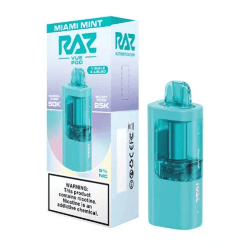 RAZ VUE 50K Disposable Pods — Miami Mint