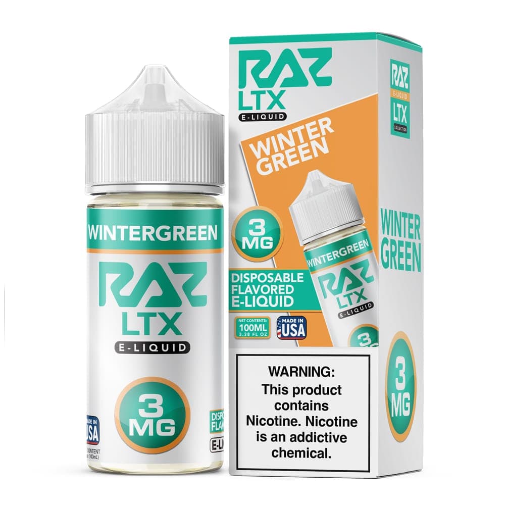 Pod Juice x Raz E-Liquid - 100mL — Wintergreen — 0mg