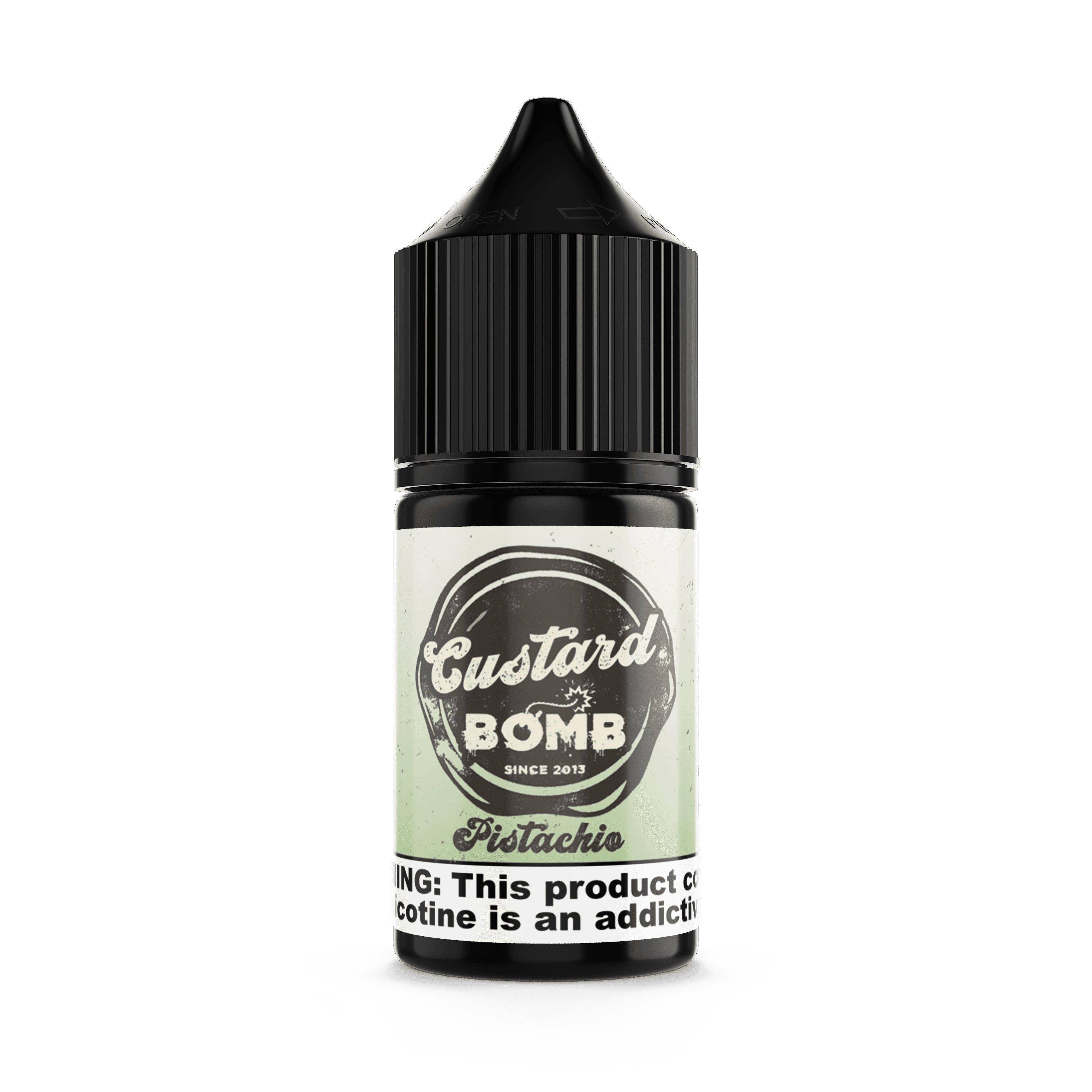 Custard Bomb Salt - 30mL — Pistachio — 0mg