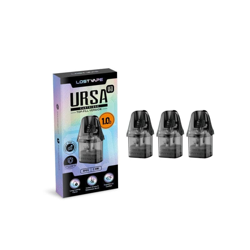 Lost Vape Ursa V3 Top Fill Replacement Pods — 0.6 ohm