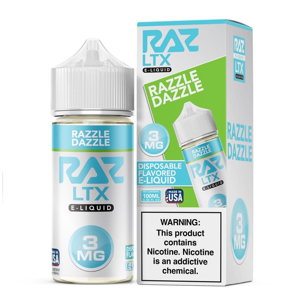 Pod Juice x Raz E-Liquid - 100mL — Razzle Dazzle — 0mg