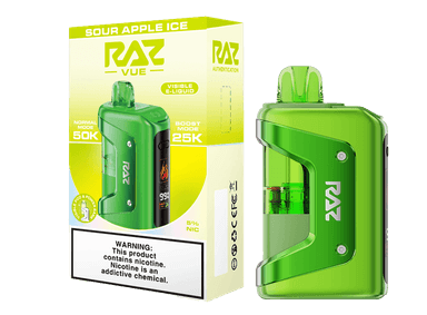 RAZ VUE 50K Disposable Kit — Sour Apple ICE