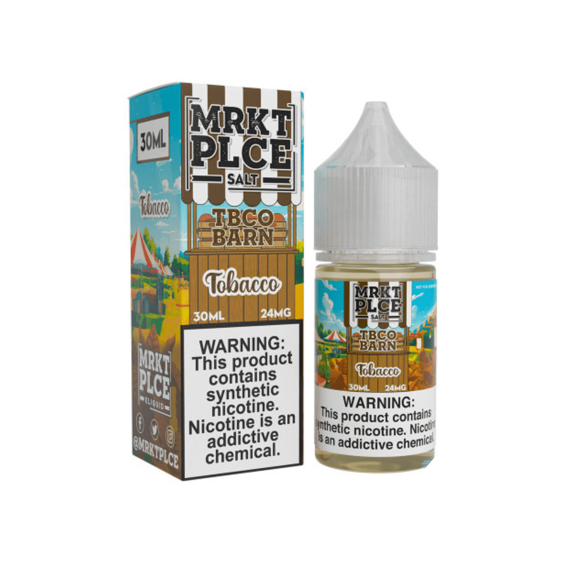 MRKT PLCE Salt - 30mL — Tobacco — 24mg