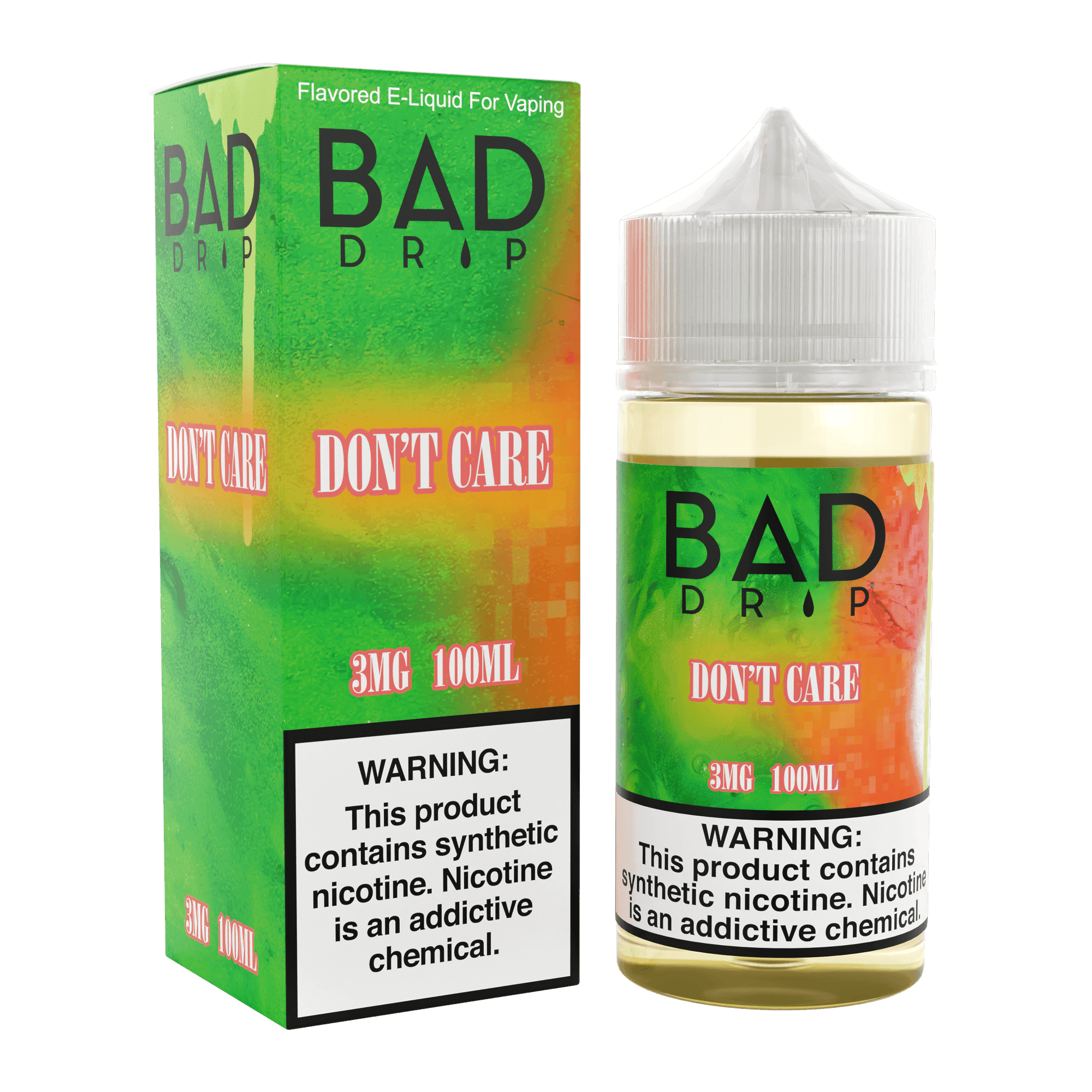 Bad Drip Labs - 100mL — Don't Care — 0mg