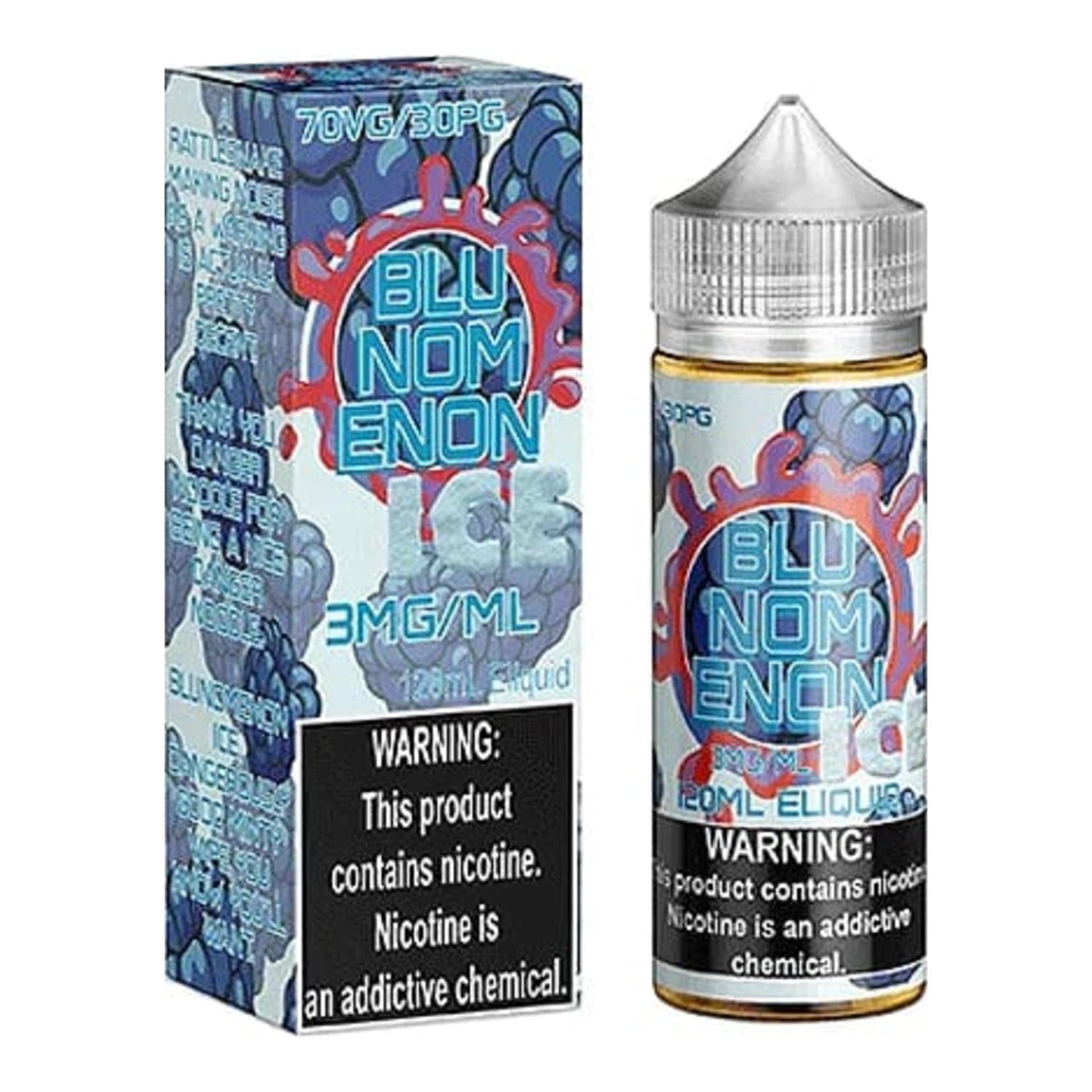 Nomenon E-Liquids - 120mL — Blunomenon Ice — 0mg