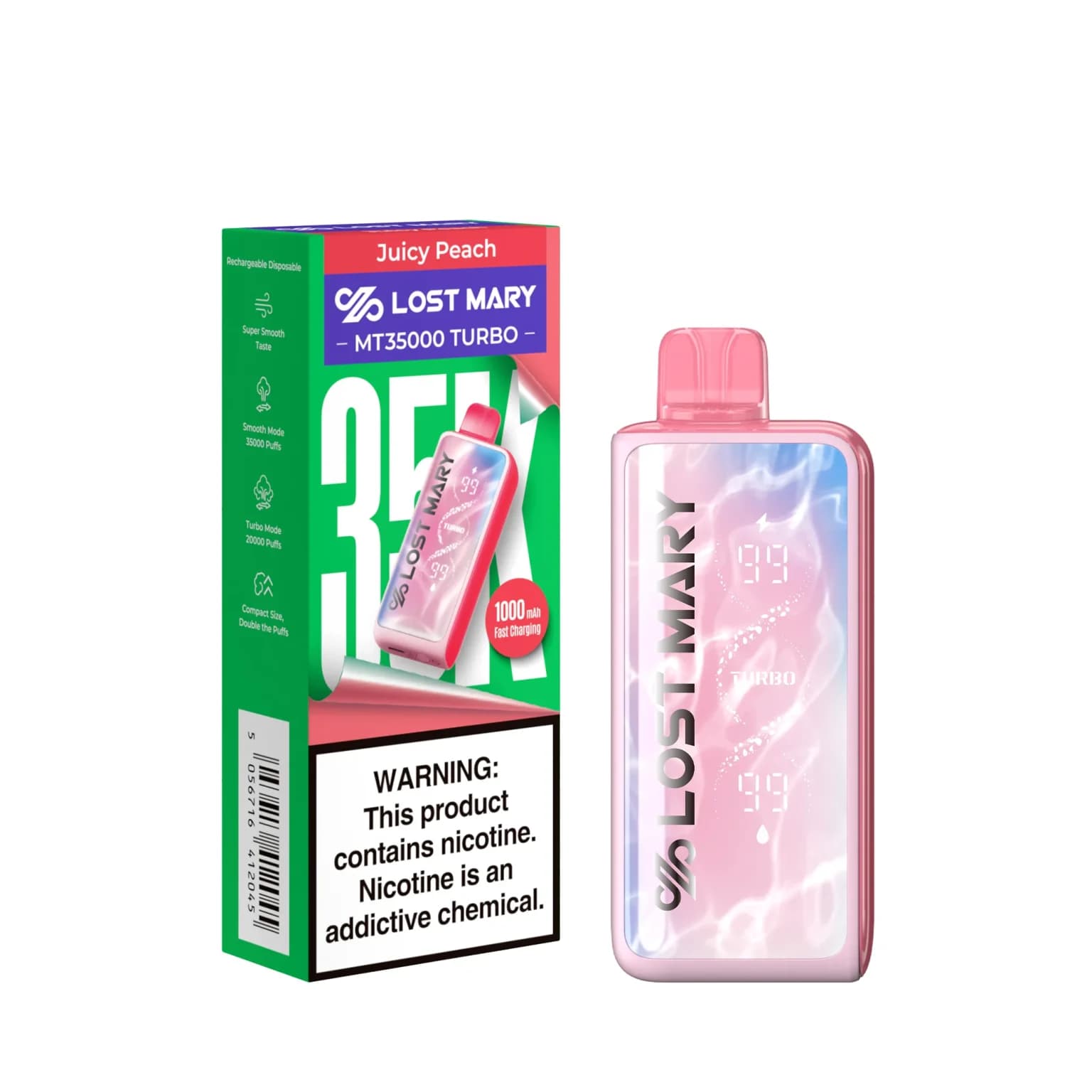 Lost Mary MT35000 Turbo Disposable — Juicy Peach