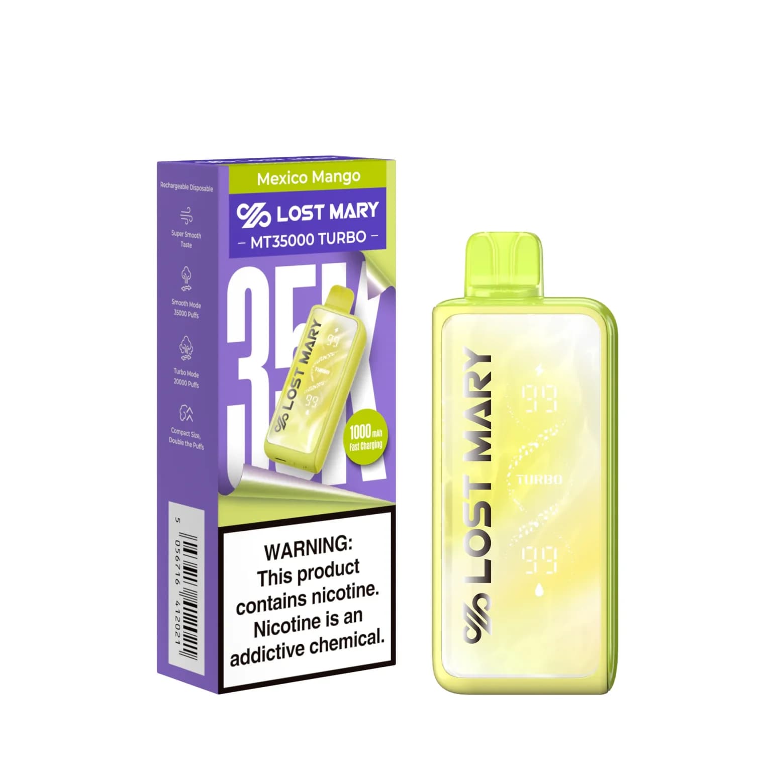 Lost Mary MT35000 Turbo Disposable — Mexico Mango