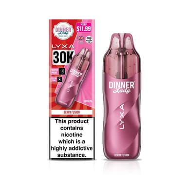 Dinner Lady LYXA 30K Disposable Vape — Berry Fusion