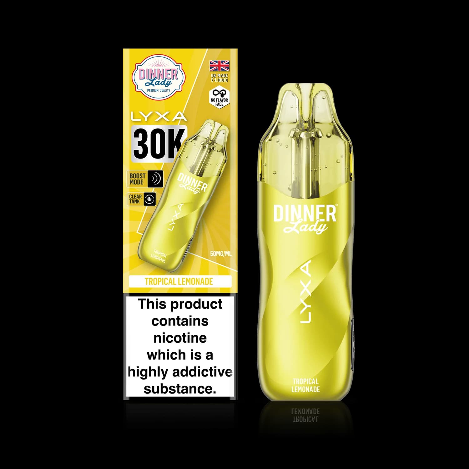 Dinner Lady LYXA 30K Disposable Vape — Tropical Lemonade