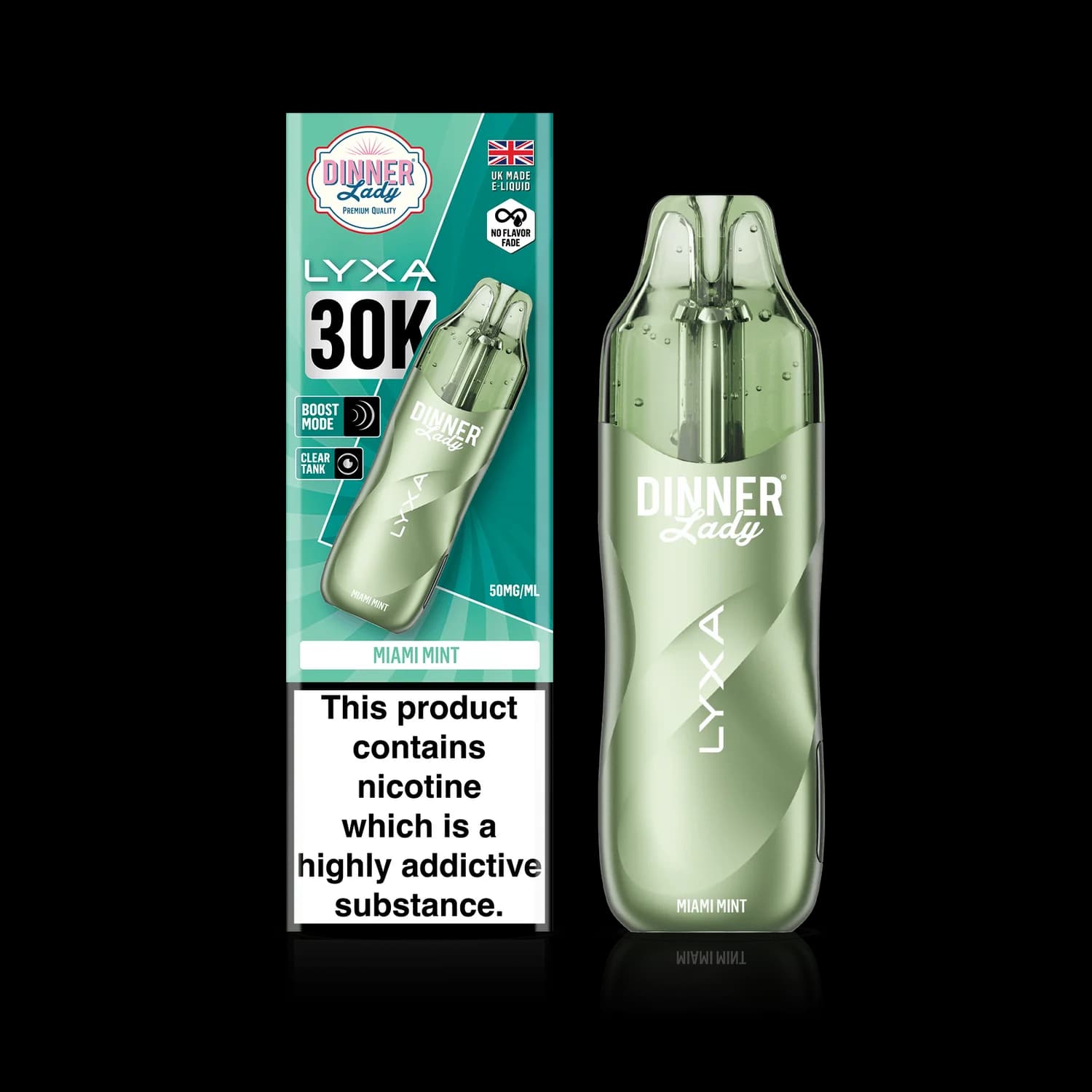 Dinner Lady LYXA 30K Disposable Vape — Miami Mint