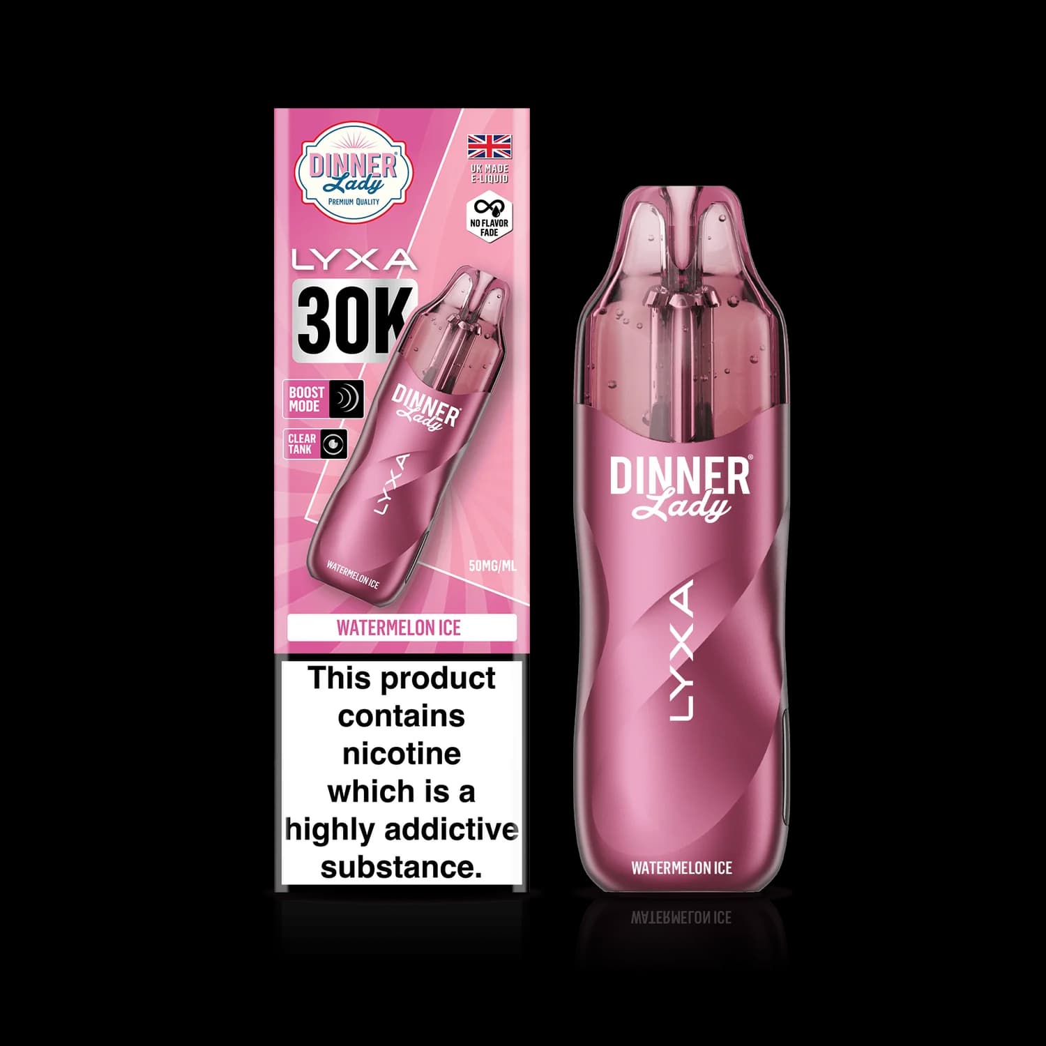 Dinner Lady LYXA 30K Disposable Vape — Watermelon Ice