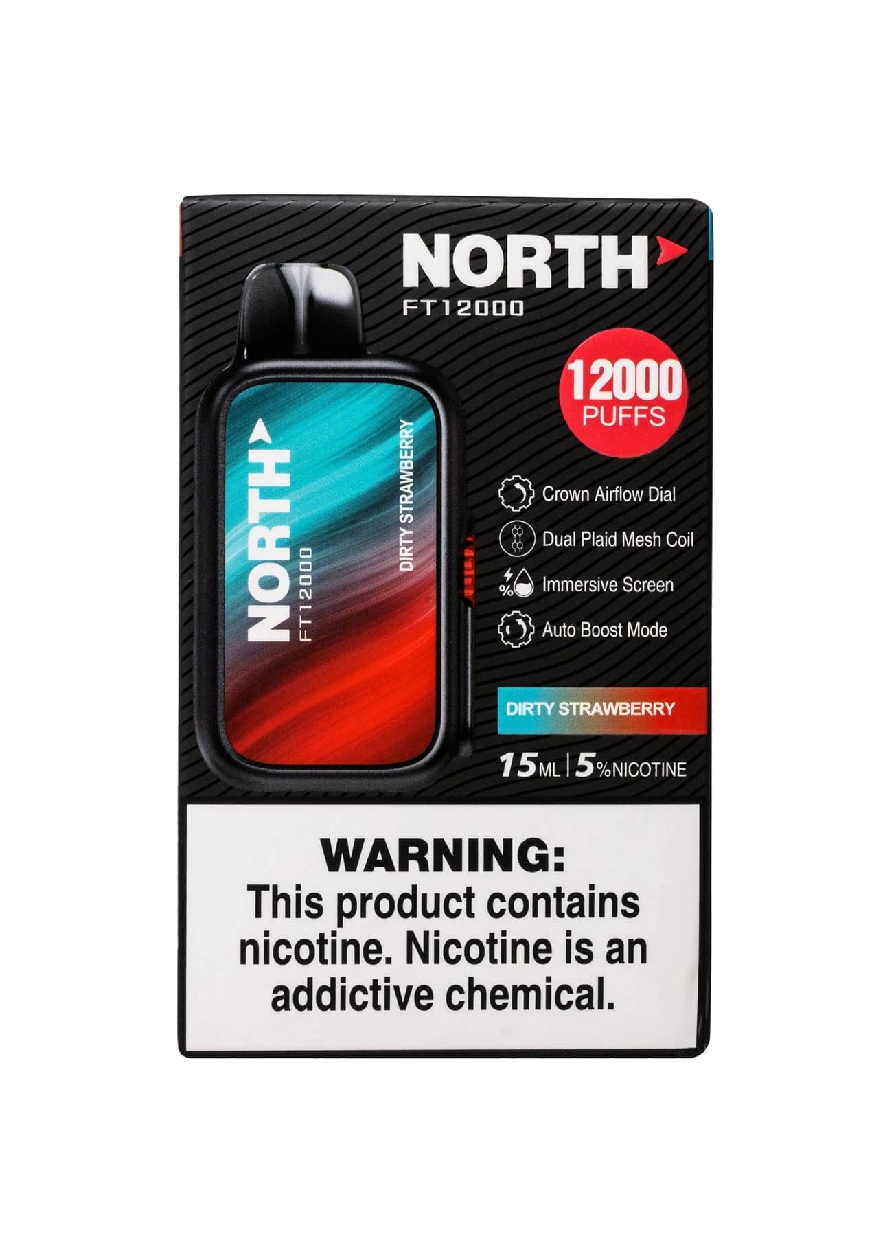 North Freight Train 12K Disposable Vape — Dirty Strawberry