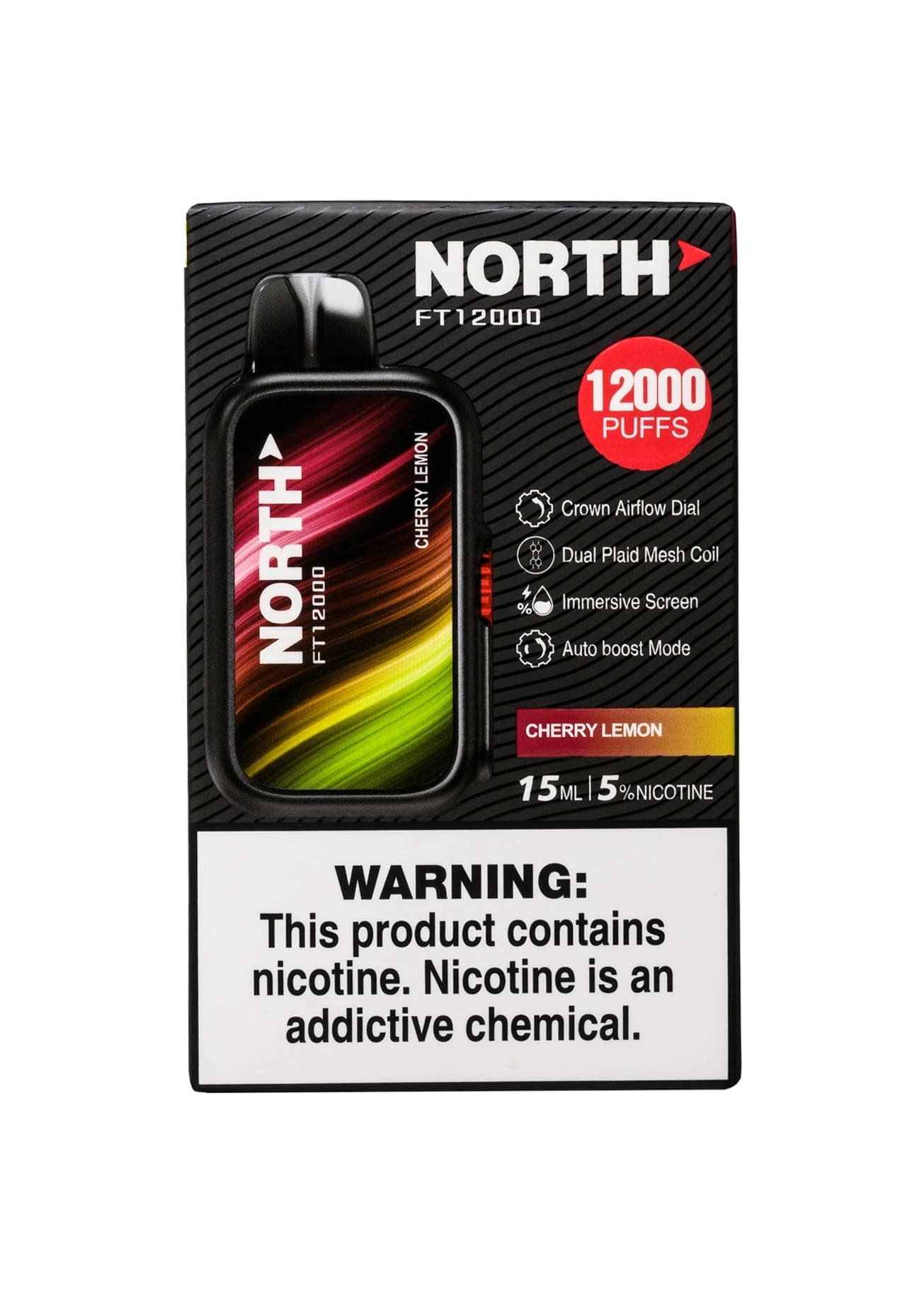 North Freight Train 12K Disposable Vape — Cherry Lemon