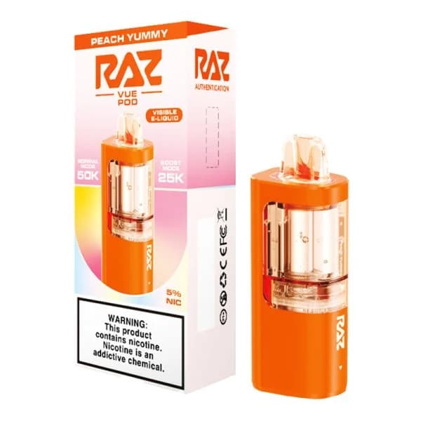 RAZ VUE 50K Disposable Pods — Peach Yummy