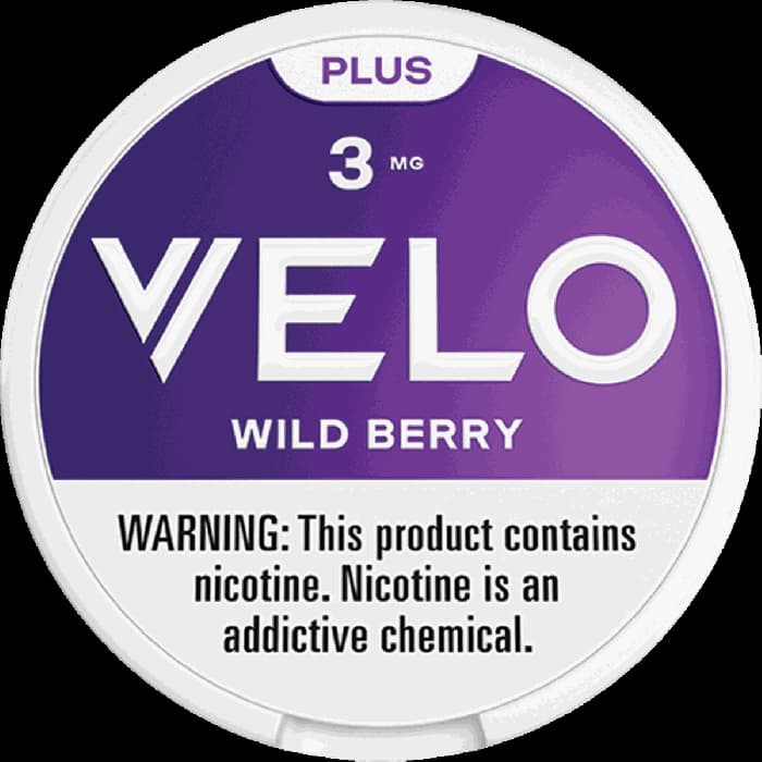 VELO PLUS Nicotine Pouches — Wild Berry — 3mg