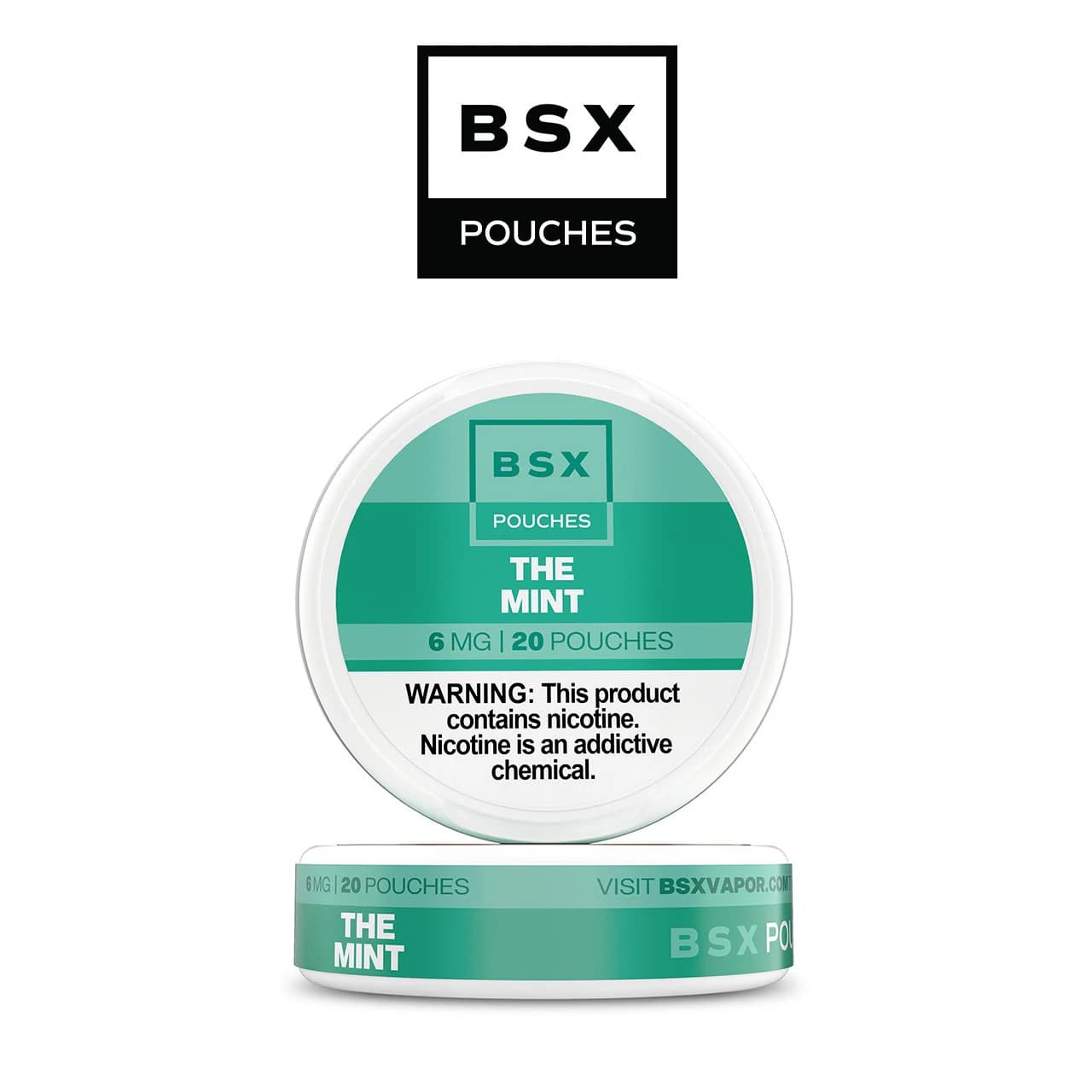 Glas BSX Nicotine Pouches — The Mint — 3mg