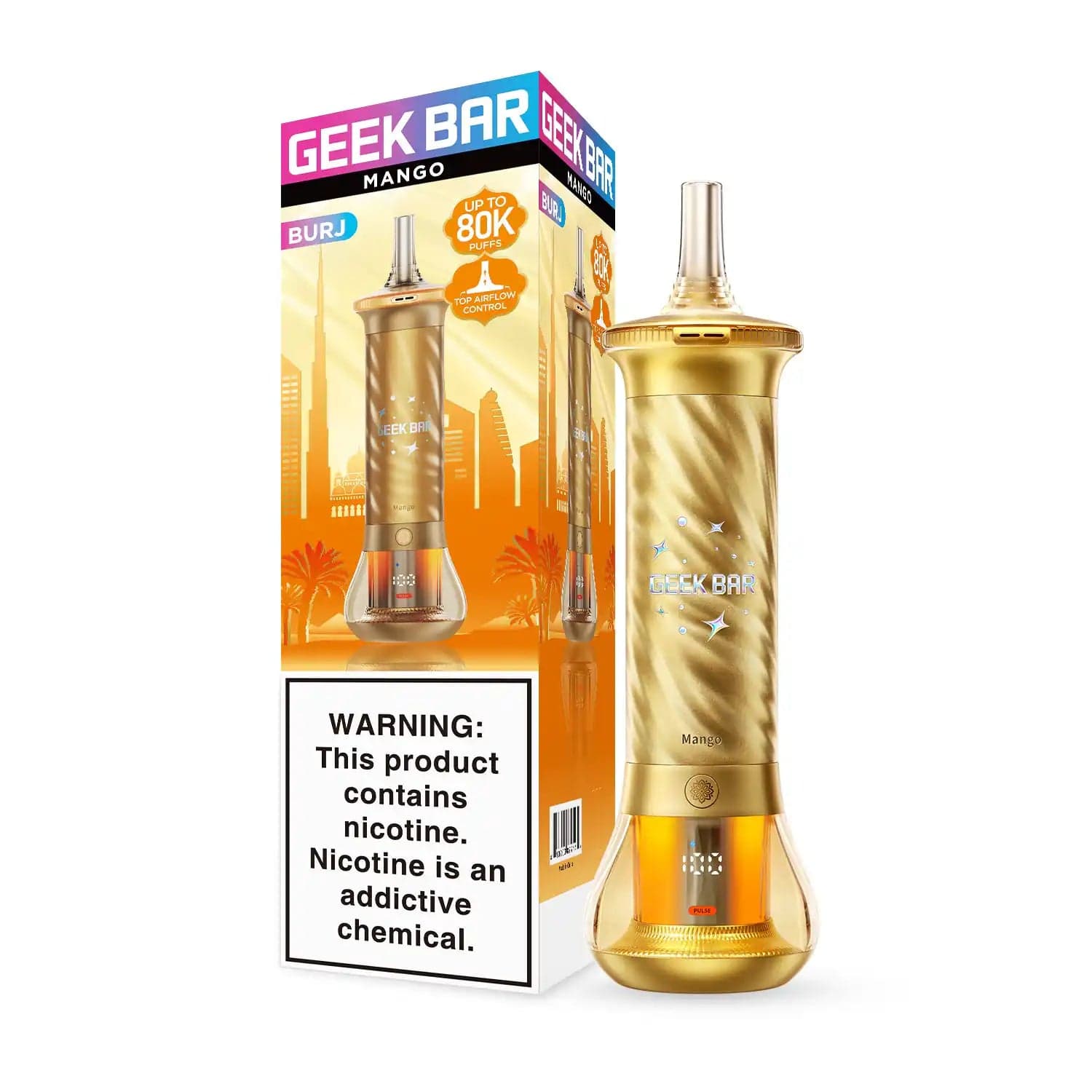 Geek Bar Burj 80K Disposable — Mango