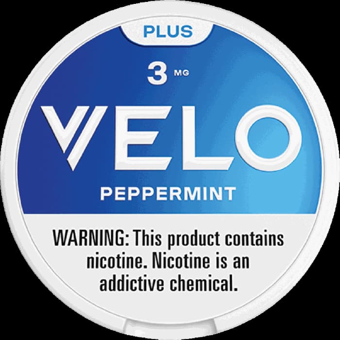 VELO PLUS Nicotine Pouches — Peppermint — 3mg