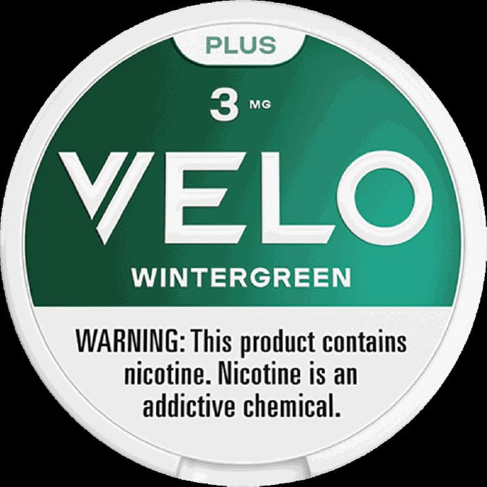 VELO PLUS Nicotine Pouches — Wintergreen — 3mg