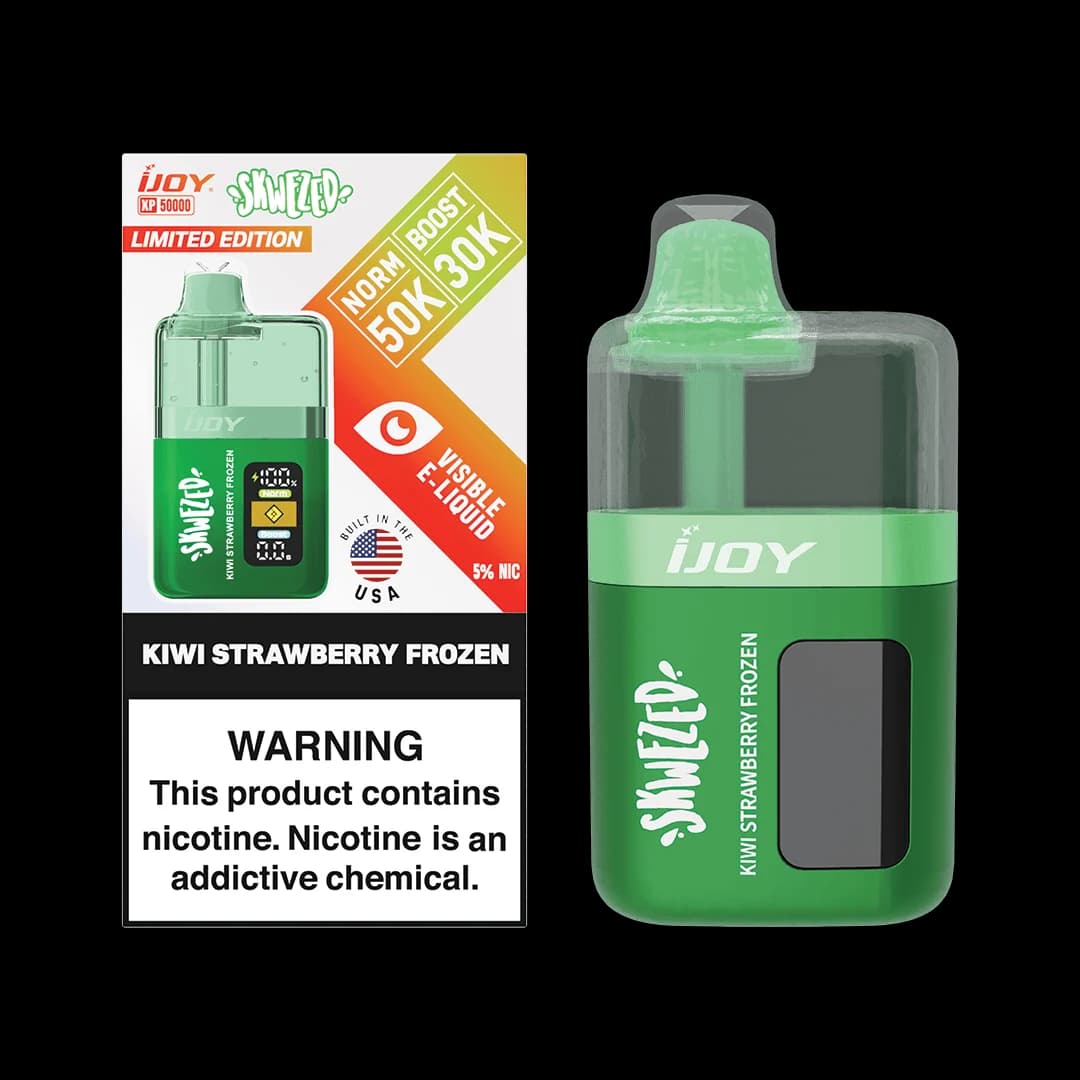 Skwezed x iJoy XP 50K Puff Disposable — FROZEN Kiwi Strawberry