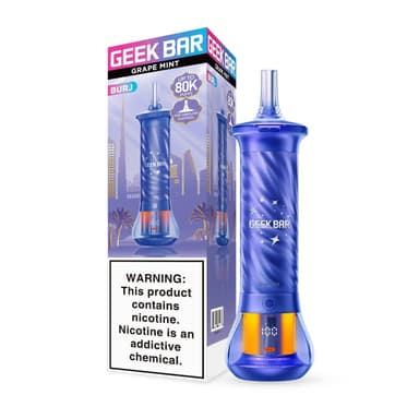 Geek Bar Burj 80K Disposable — Grape Mint