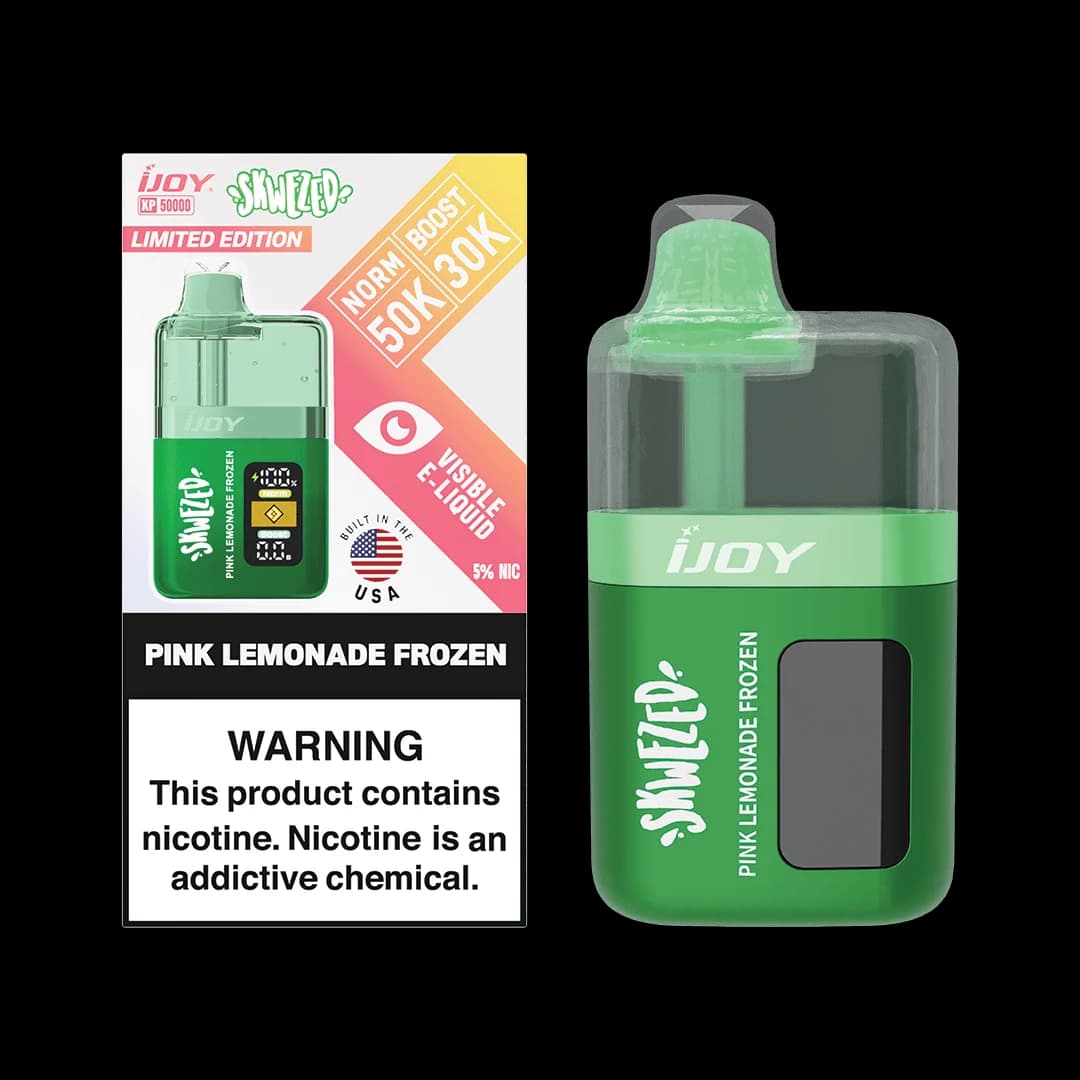 Skwezed x iJoy XP 50K Puff Disposable — Frozen Pink Lemoande