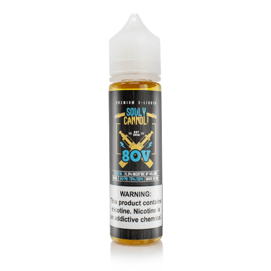 80V Freebase E-Liquid (60mL) — Souly Cannoli — 0mg