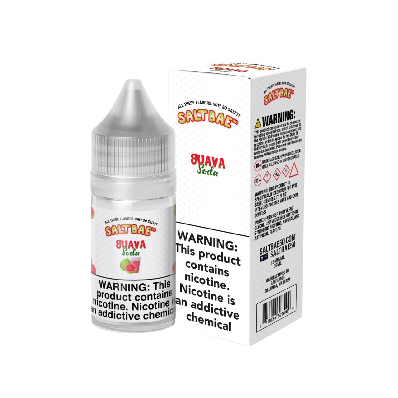 Salt Bae 50 - 30mL — Guava Soda — 25mg